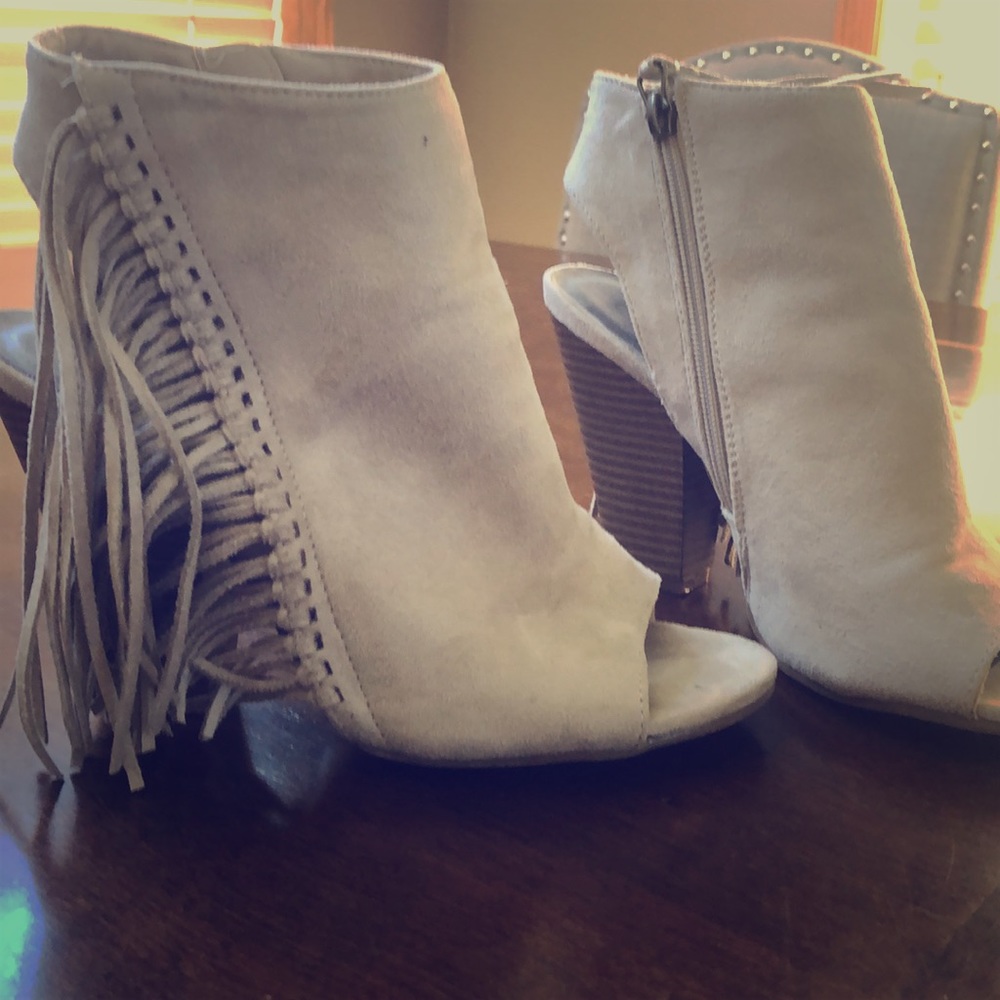 Cream colored heels